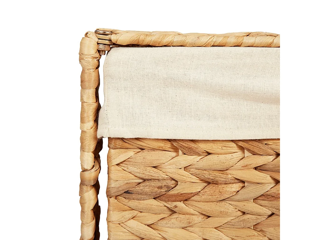 Panier à linge 44x34x64 cm hyacinthe d'eau