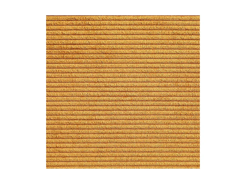 Chauffeuse 2 places 3-en-1 en velours côtelé jaune – GRACIE