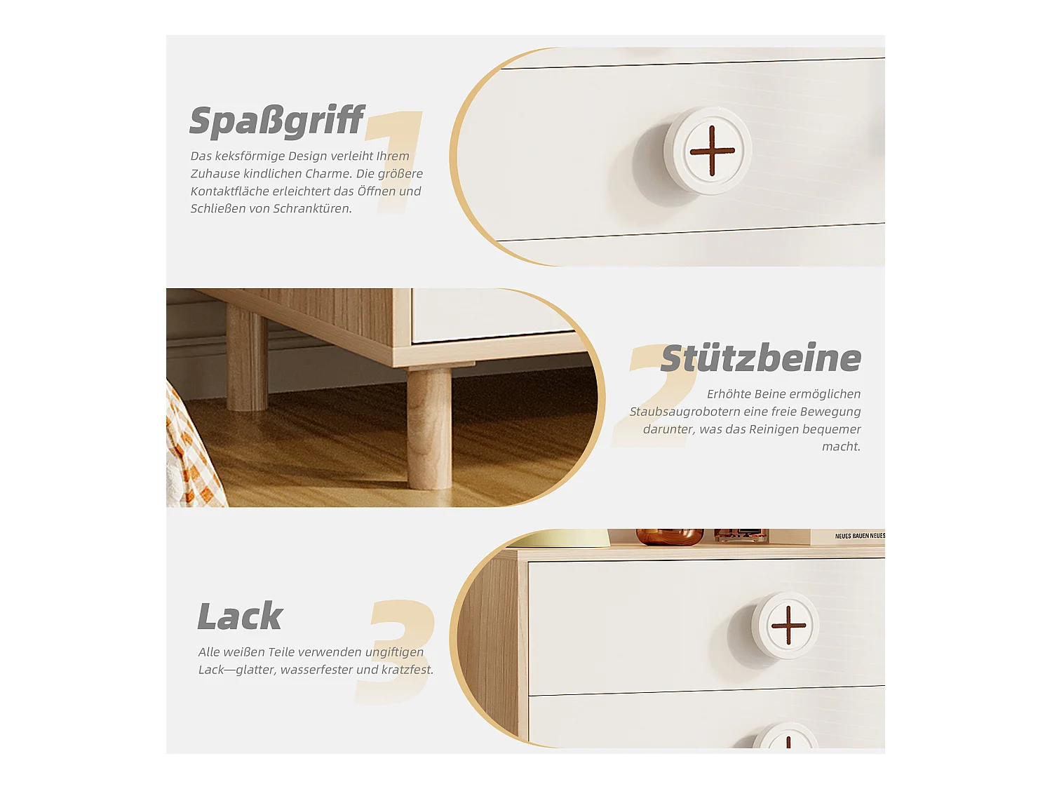 Table de chevet pour enfant - 80 x 54 x 90 cm - avec 4 tiroirs - commode de chambre - MDF + aggloméré - blanc