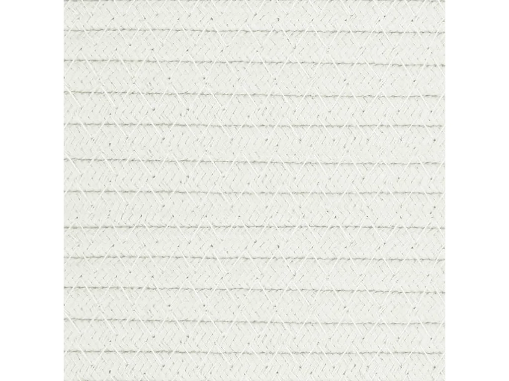 Cesto portabiancheria marrone e bianco Ø60x36 cm cotone