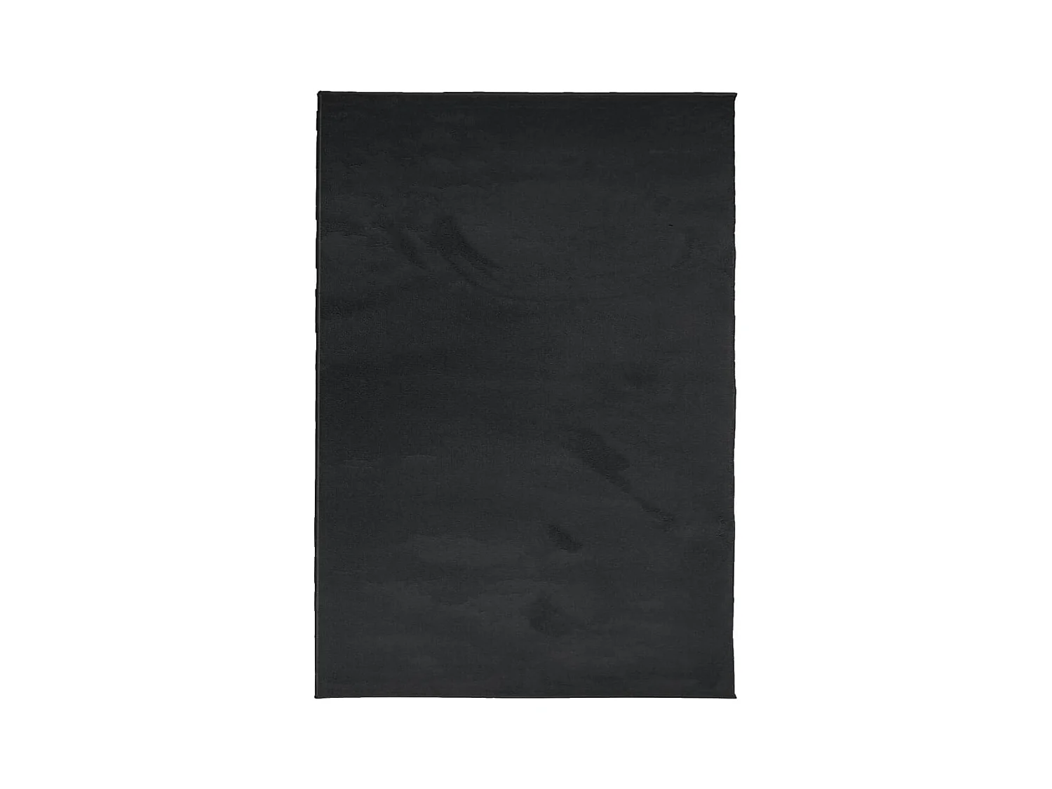 Alfombra de pelo corto OVIEDO negra 160x230 cm