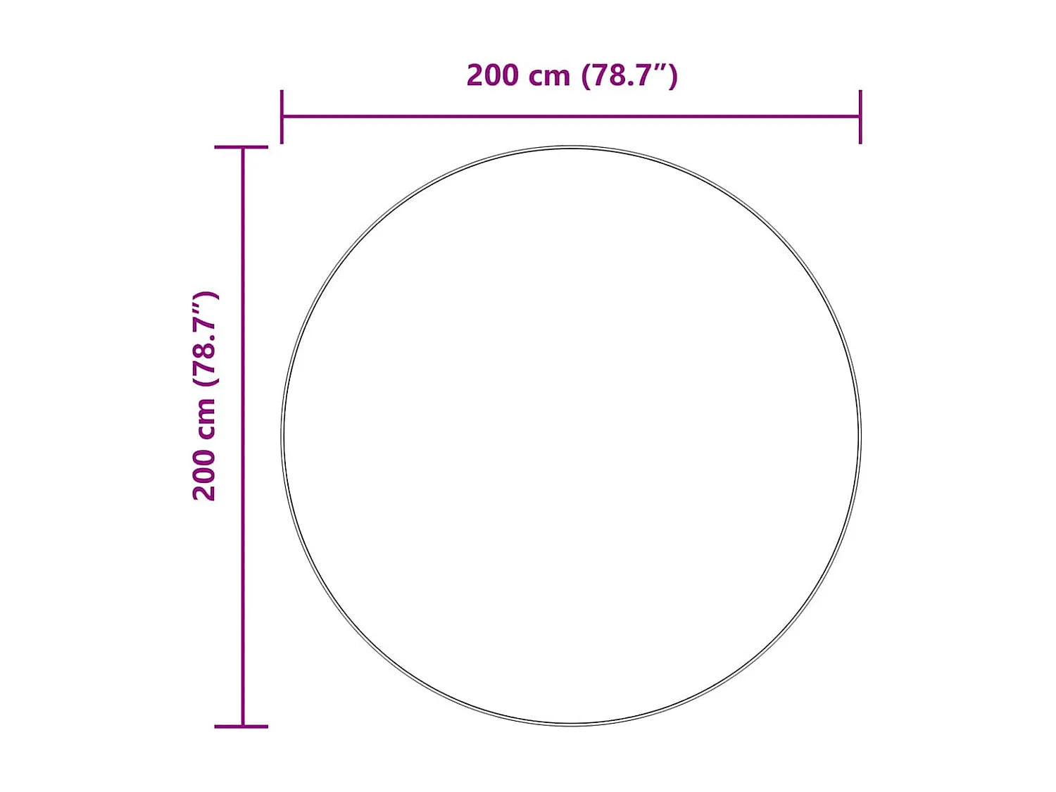 NAVARRA zilvergrijs shaggy tapijt 200x200 cm