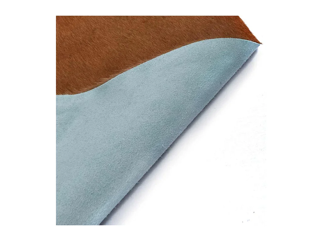 Echt koeienhuidkleed bruin en wit 150 x 170 cm