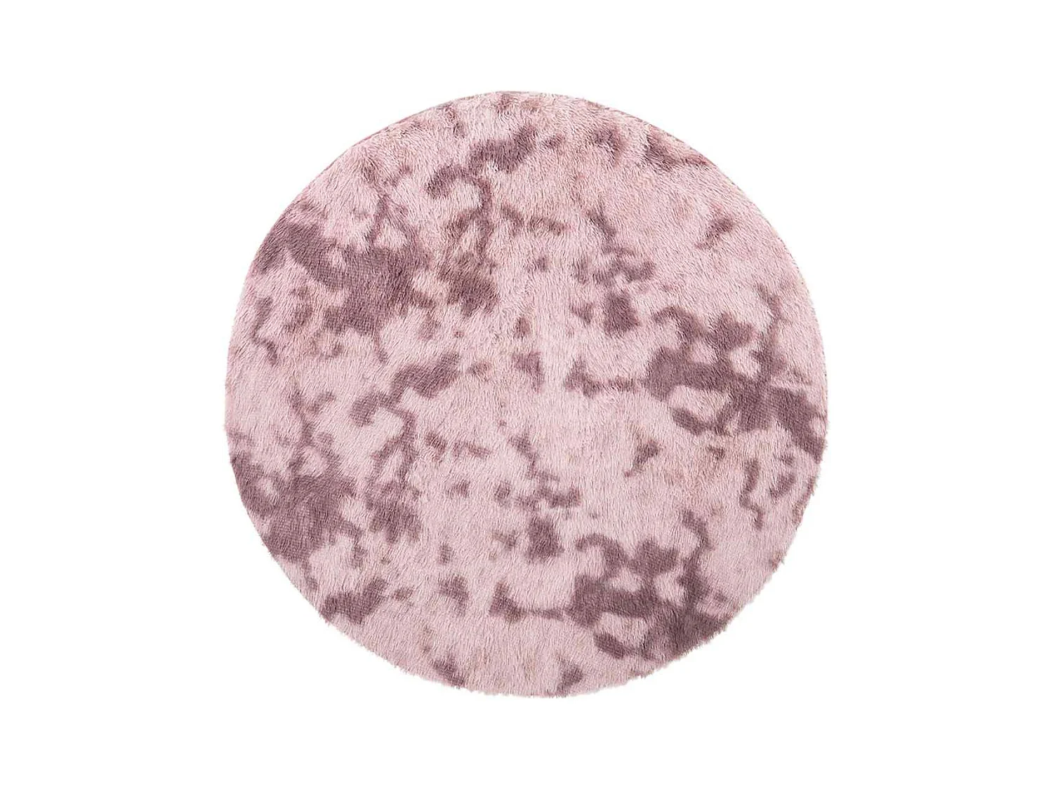 Alfombra NAVARRA Shaggy Rosa Empolvado 120x120 cm