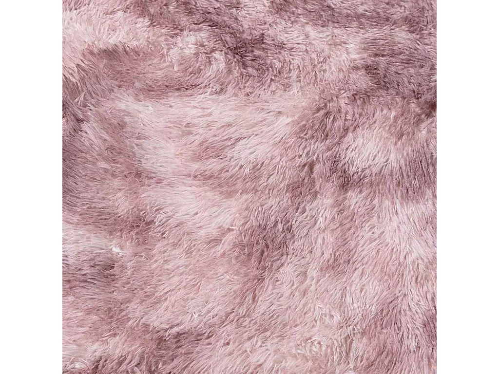 Tappeto Shaggy NAVARRA Rosa Cipria 120x120 cm
