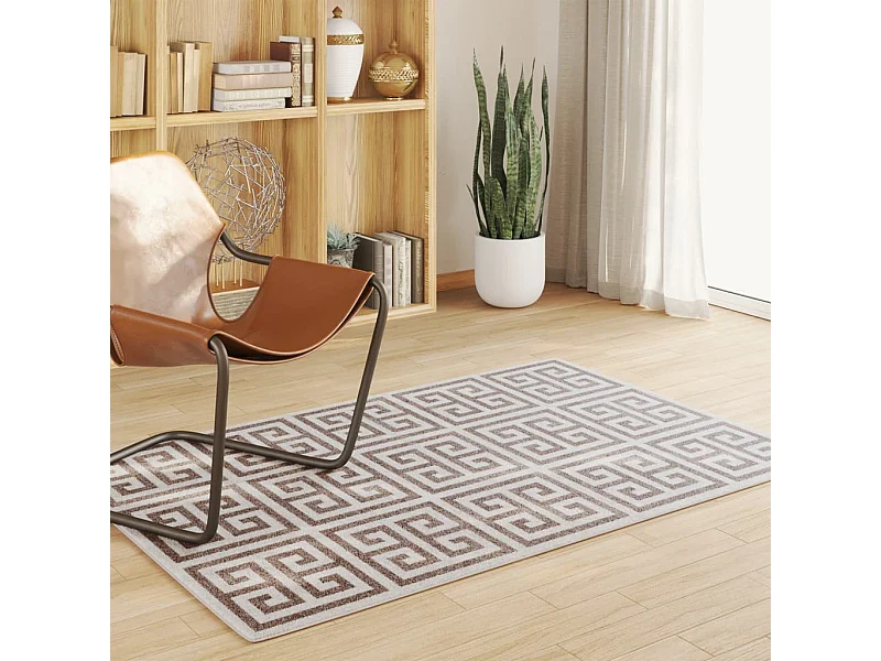 Indoor Outdoor Kurzflor Teppich 120x180cm rutschfest