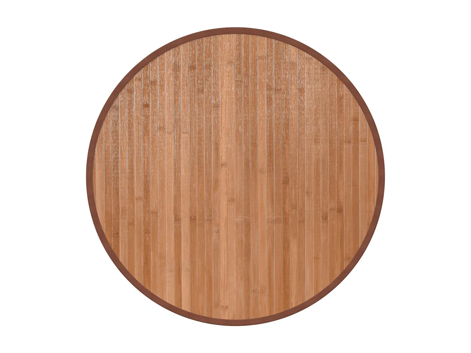 Tapis rond naturel 60 cm bambou