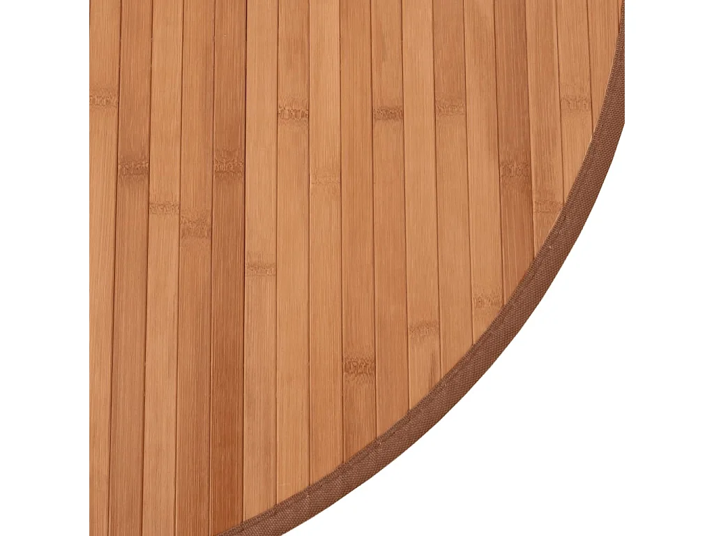 Tapis rond naturel 60 cm bambou