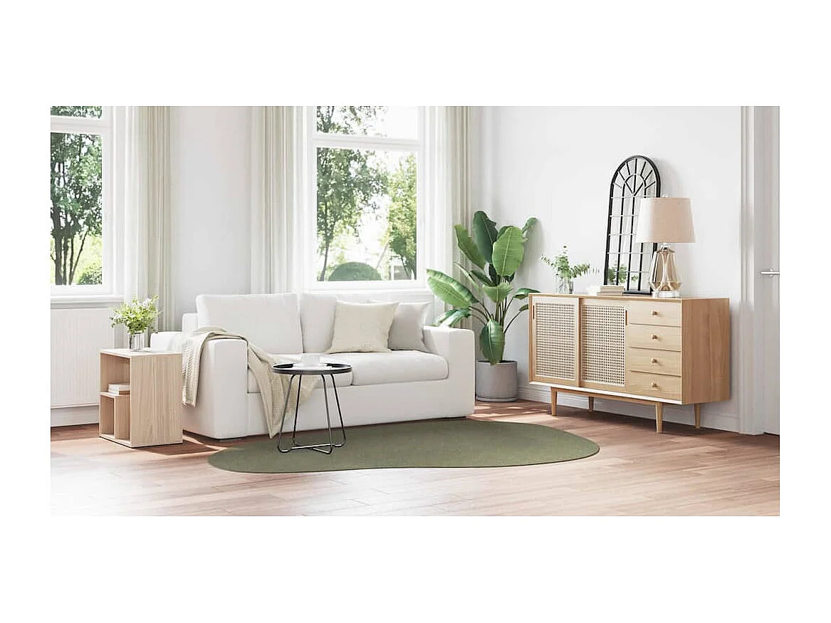 Tapis Vert forêt 160 x 230 cm Polyester