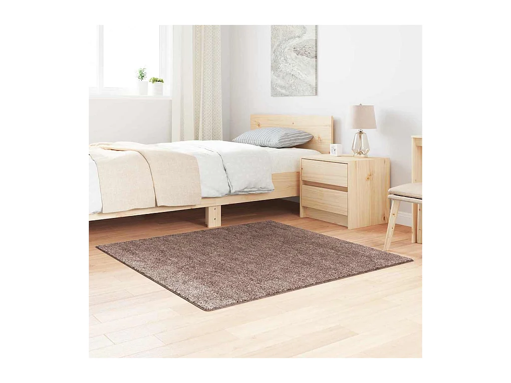 Tapis Marron 120 x 120 cm Polypropylène