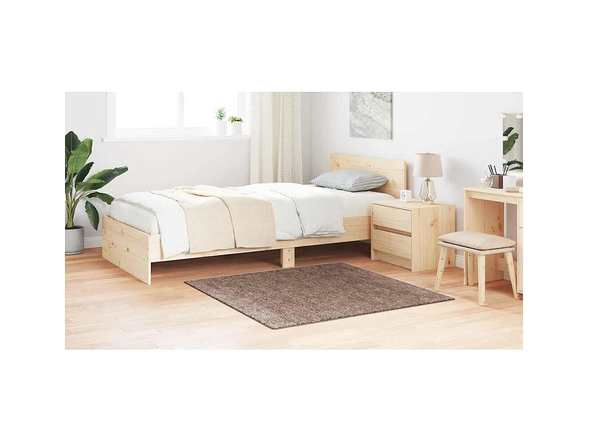 Tapis Marron 120 x 120 cm Polypropylène