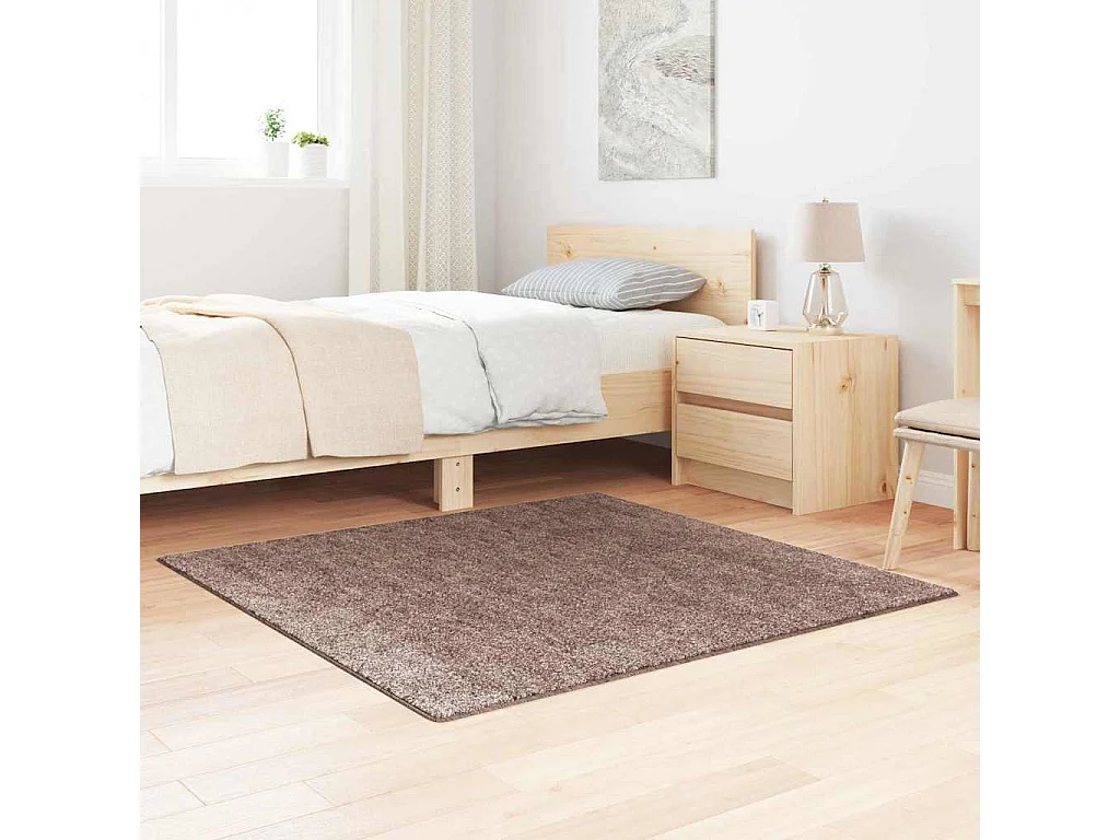 Tapis Marron 120 x 120 cm Polypropylène