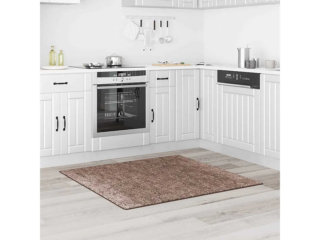 Tapis Marron 120 x 120 cm Polypropylène