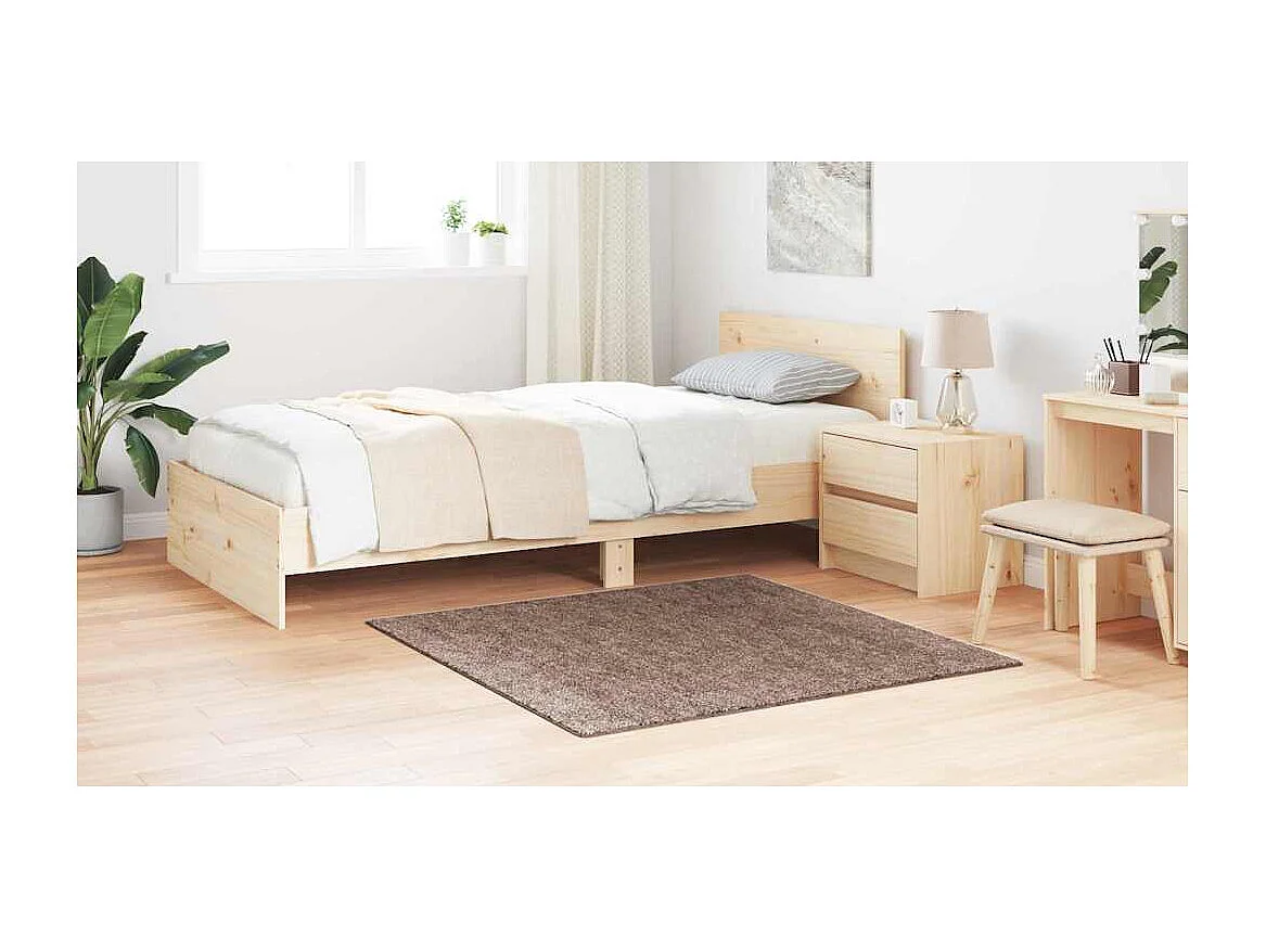 Tapis Marron 120 x 120 cm Polypropylène