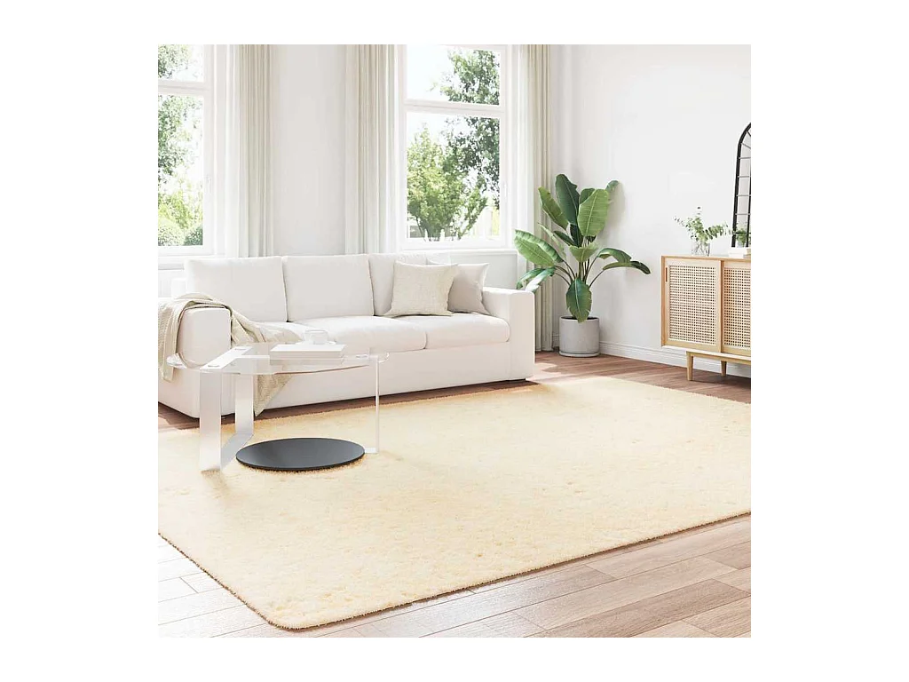 Tappeto shaggy NAVARRA crema 240x340 cm poliestere