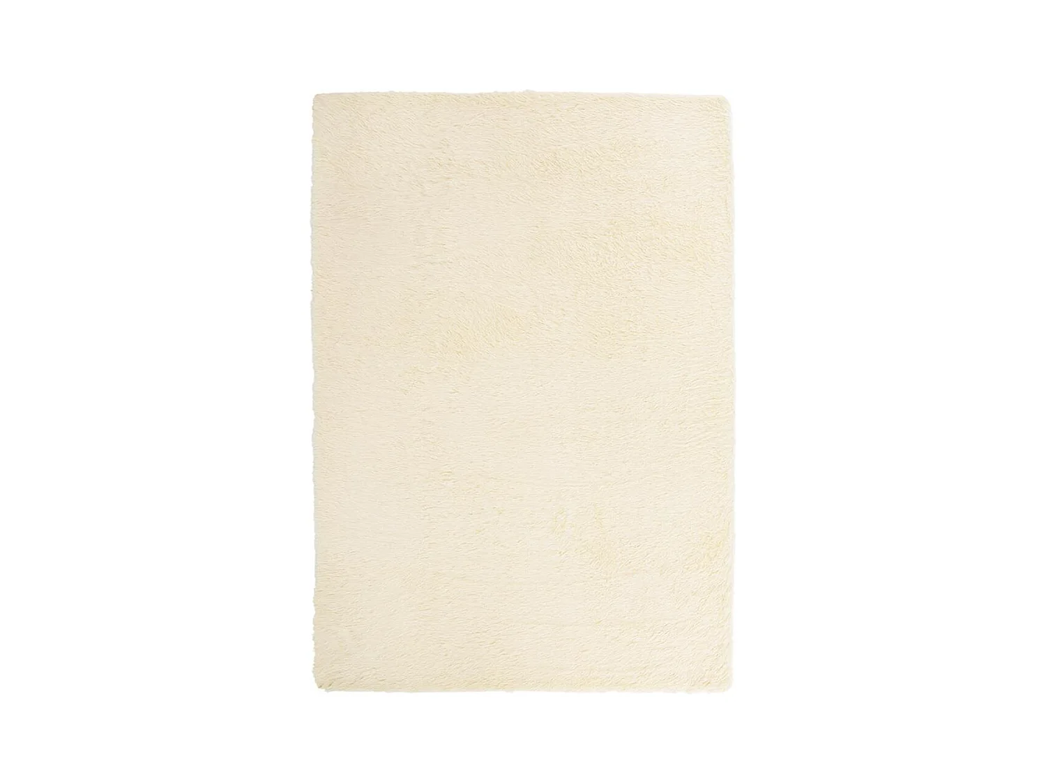 Tapis shaggy à poils longs NAVARRA crème 240x340 cm polyester