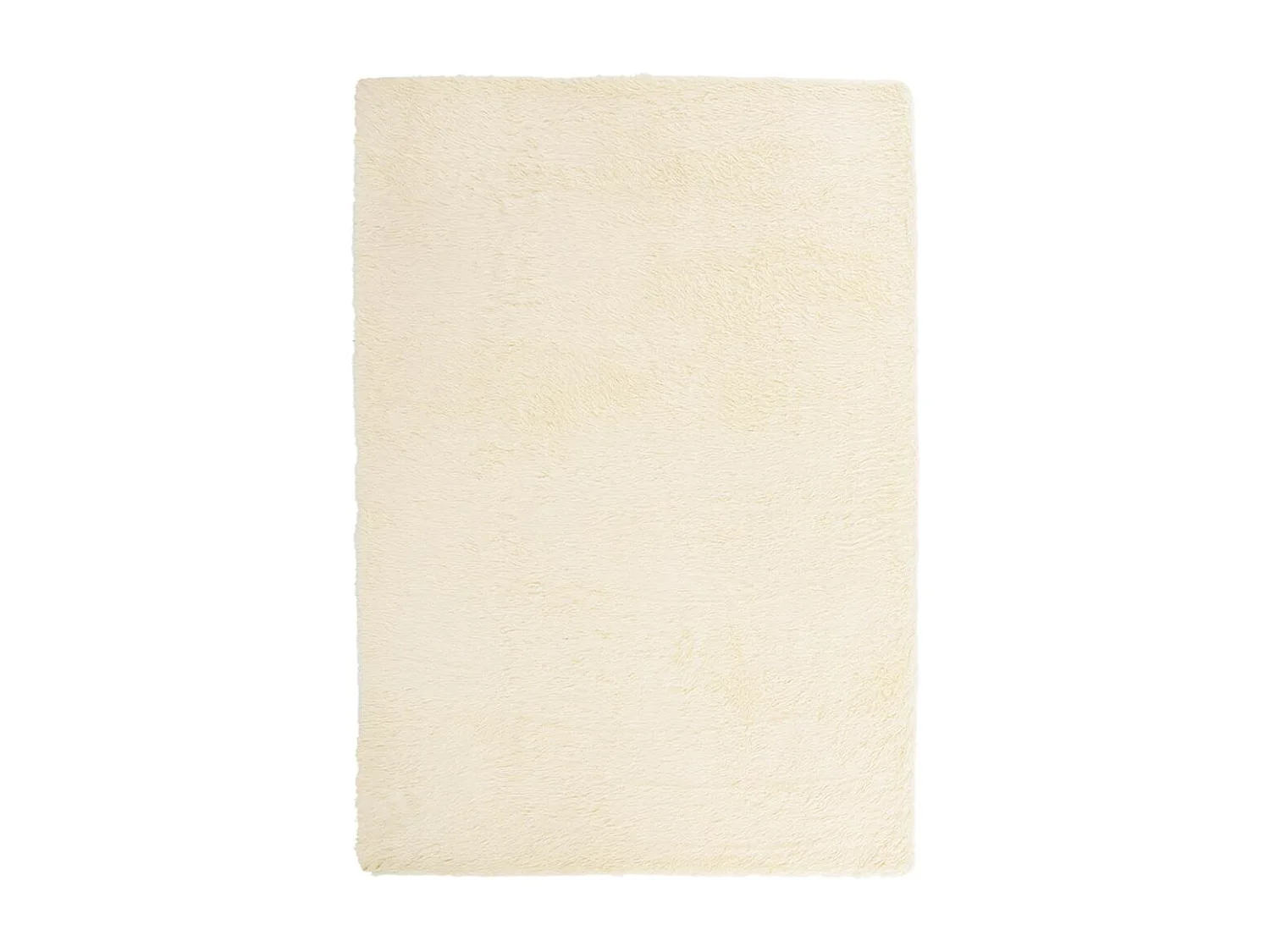 Tapis shaggy à poils longs NAVARRA crème 240x340 cm polyester