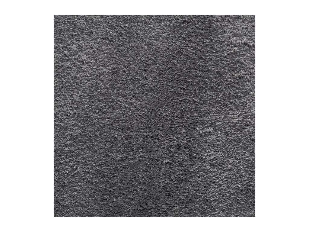 Tapis HUARTE à poils courts doux et lavable anthracite 80x150cm
