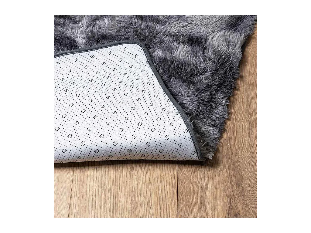 Shaggy vloerkleed met lange pool NAVARRA donkergrijs 60x100 cm