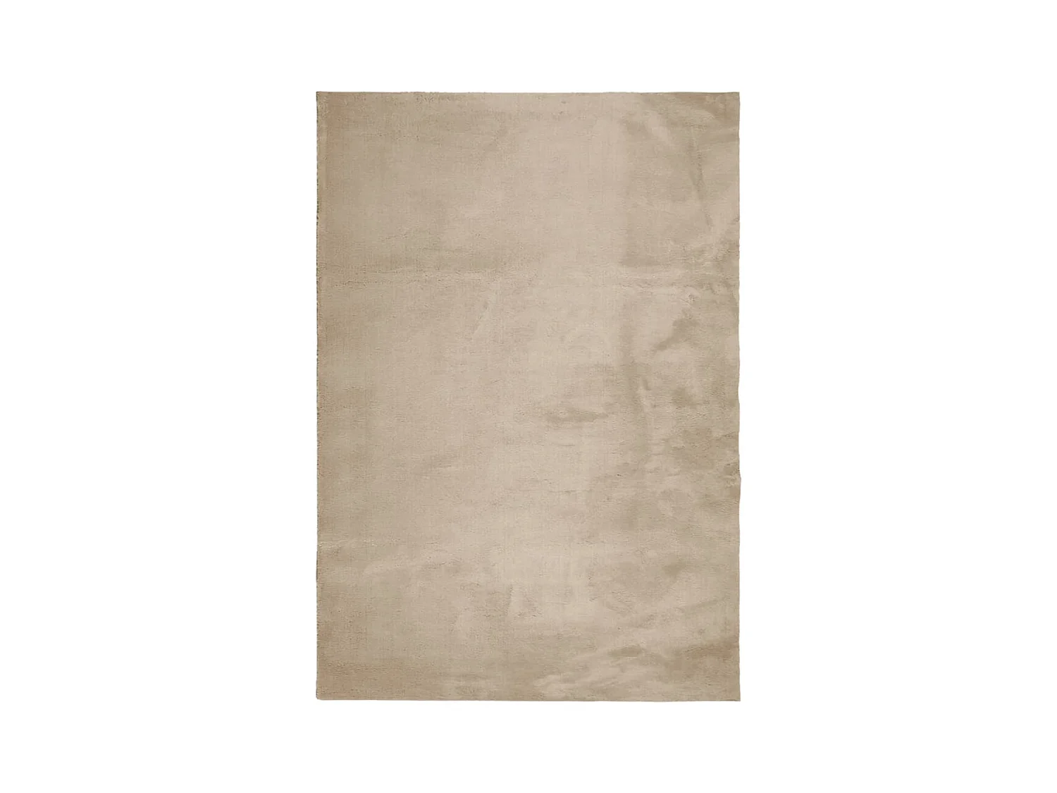 Alfombra HUARTE de pelo corto suave y lavable arena 160x230 cm