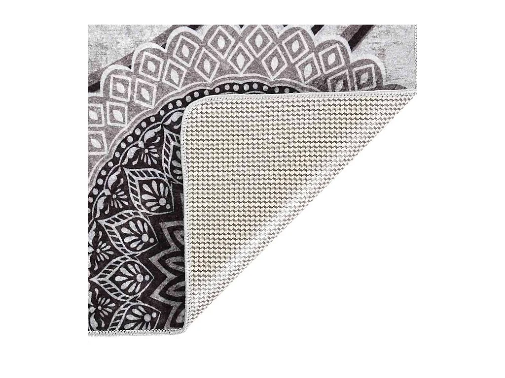 Wasbaar antislip vloerkleed 120x180 cm veelkleurig