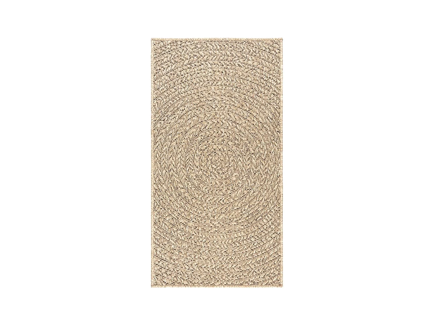 ZIZUR vloerkleed 60x110 cm jute look binnen en buiten