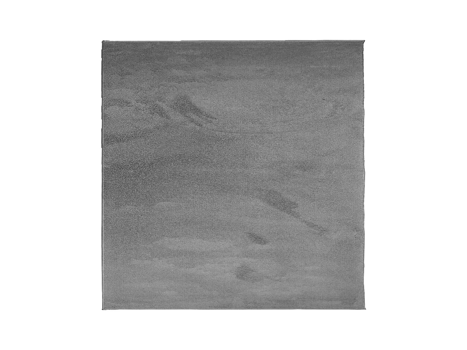 Tapis OVIEDO à poils courts anthracite 120x120 cm