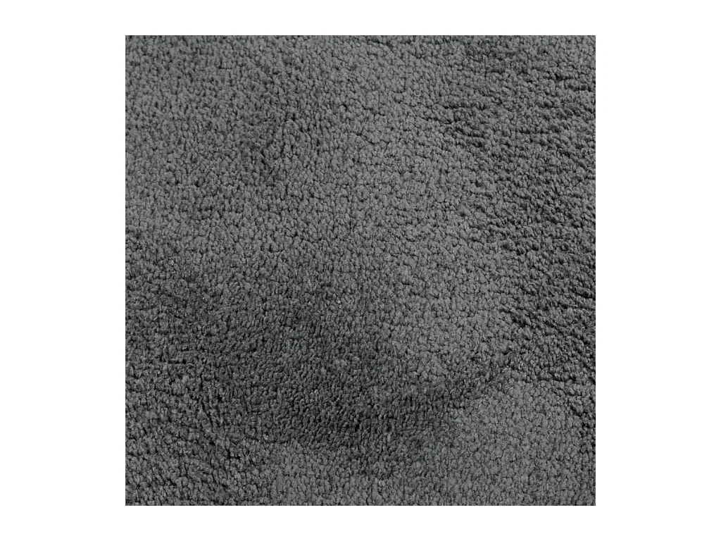Tapis OVIEDO à poils courts anthracite 120x120 cm