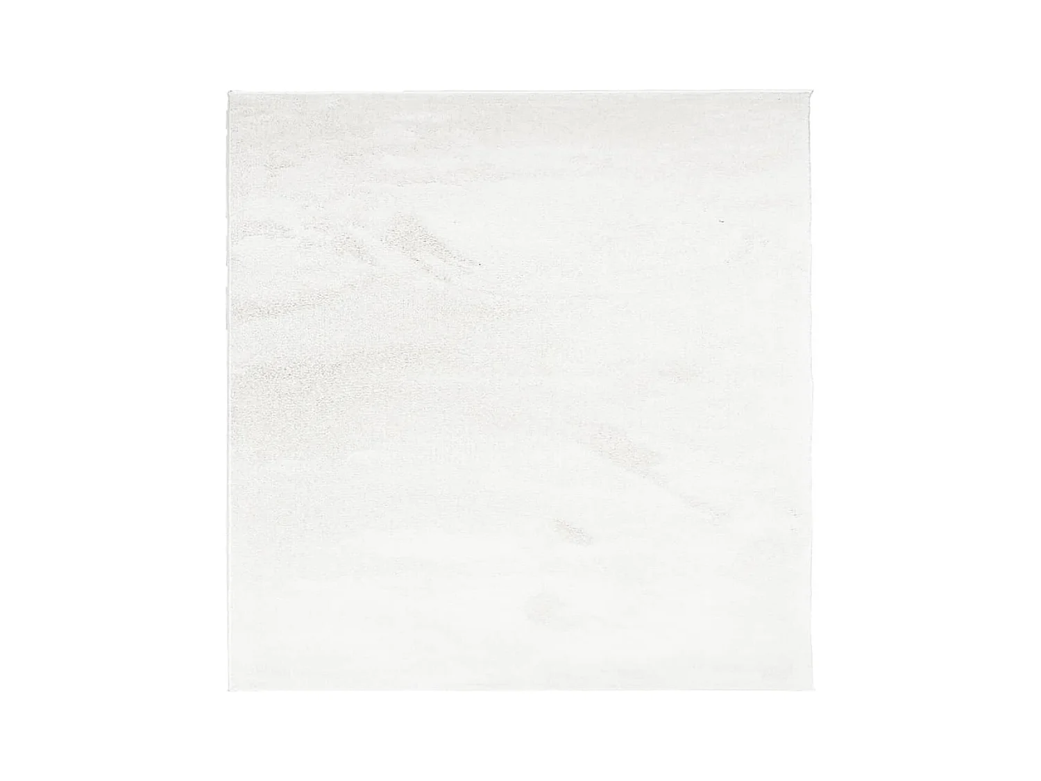 Tapis OVIEDO à poils courts crème 200x200 cm