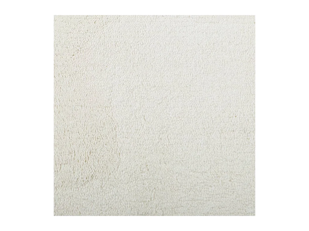Tapis OVIEDO à poils courts crème 200x200 cm
