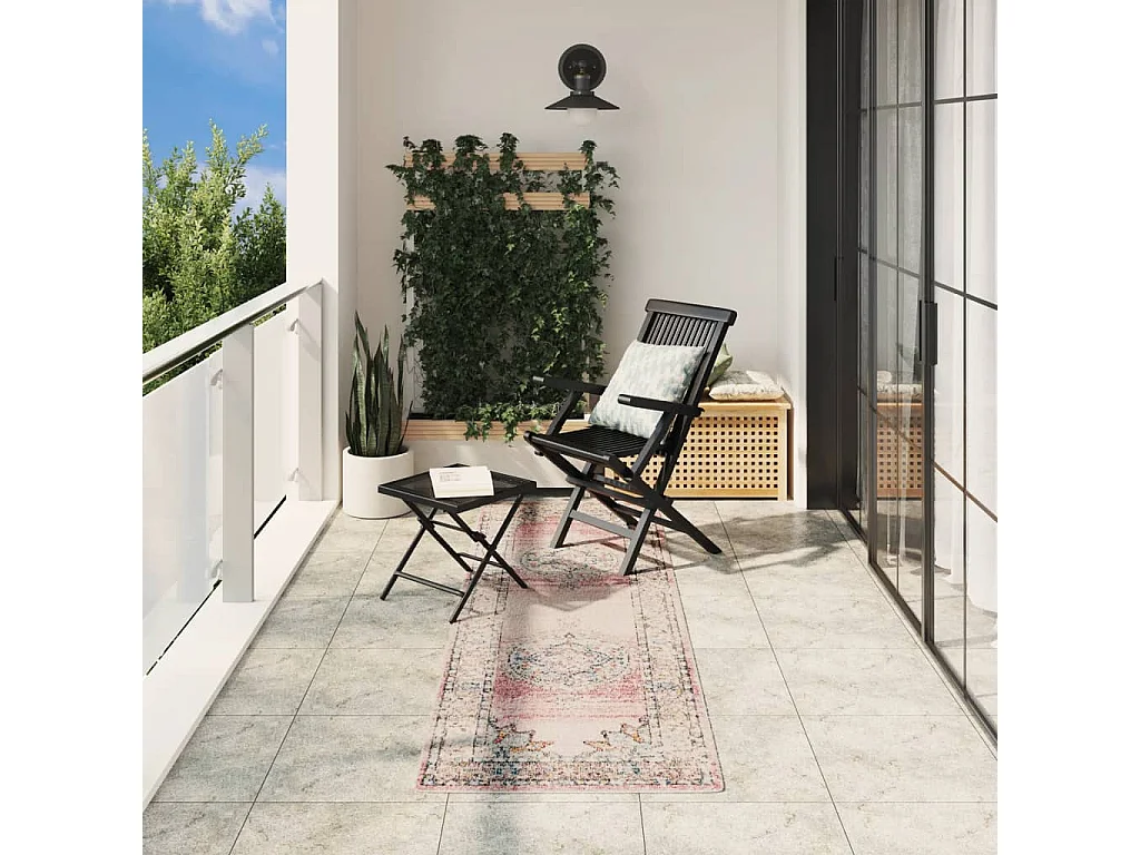 ARBIZU binnen- en buiten vintage design vloerkleed 80x250 cm