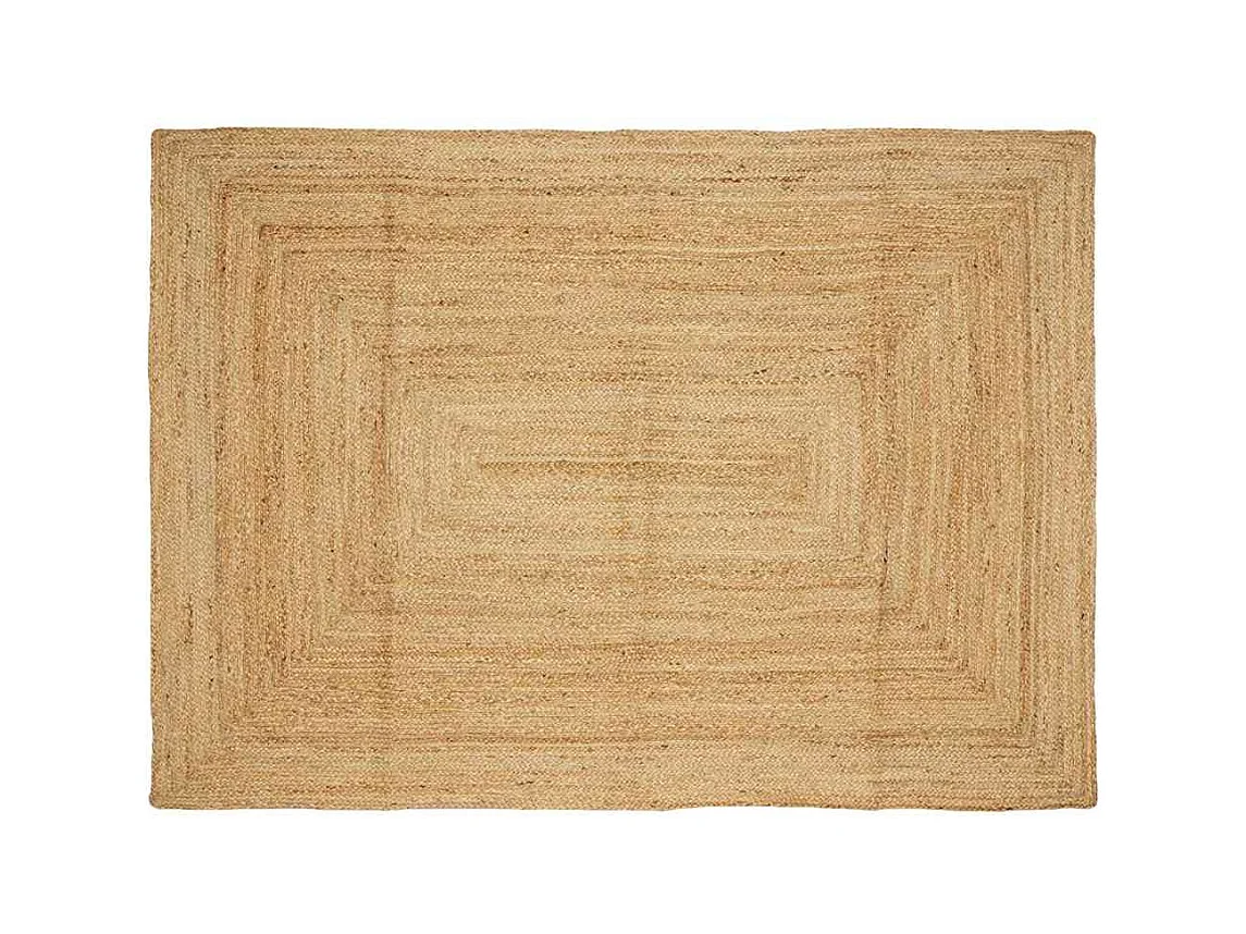 Alfombra de yute natural hecha a mano 160x230 cm