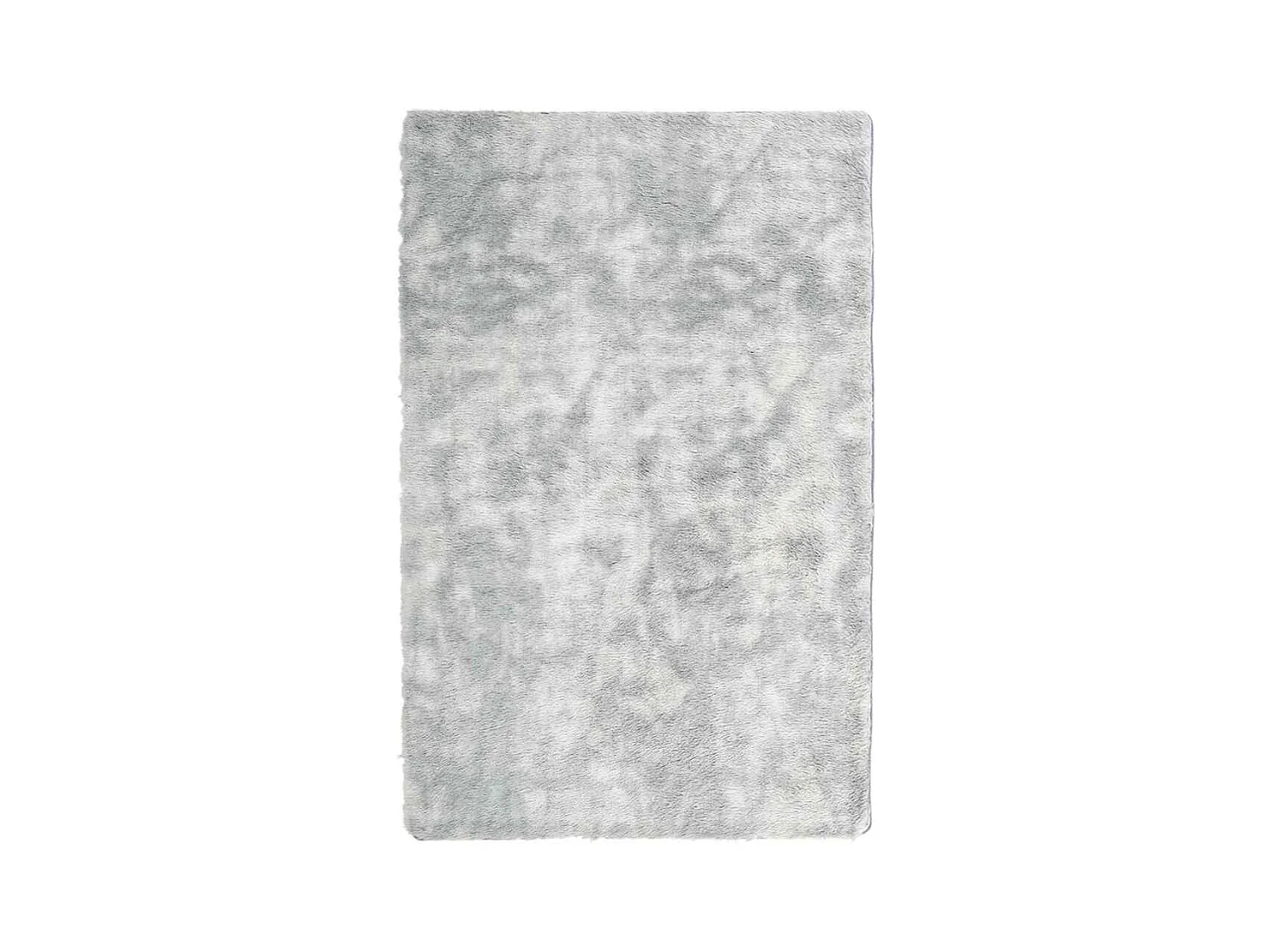 Tapis Shaggy à poils longs NAVARRA gris argenté 130x200 cm
