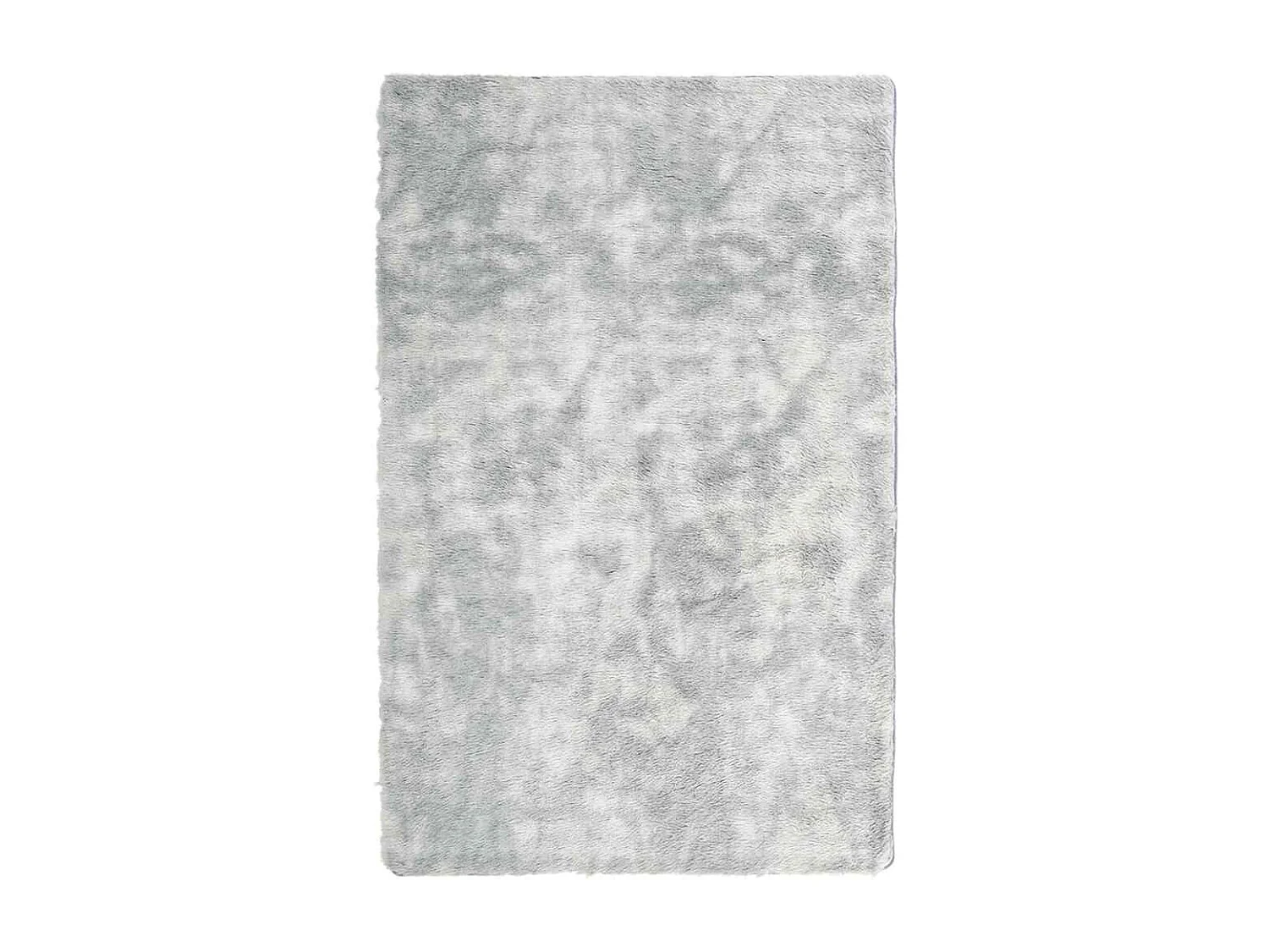 Tapis Shaggy à poils longs NAVARRA gris argenté 130x200 cm