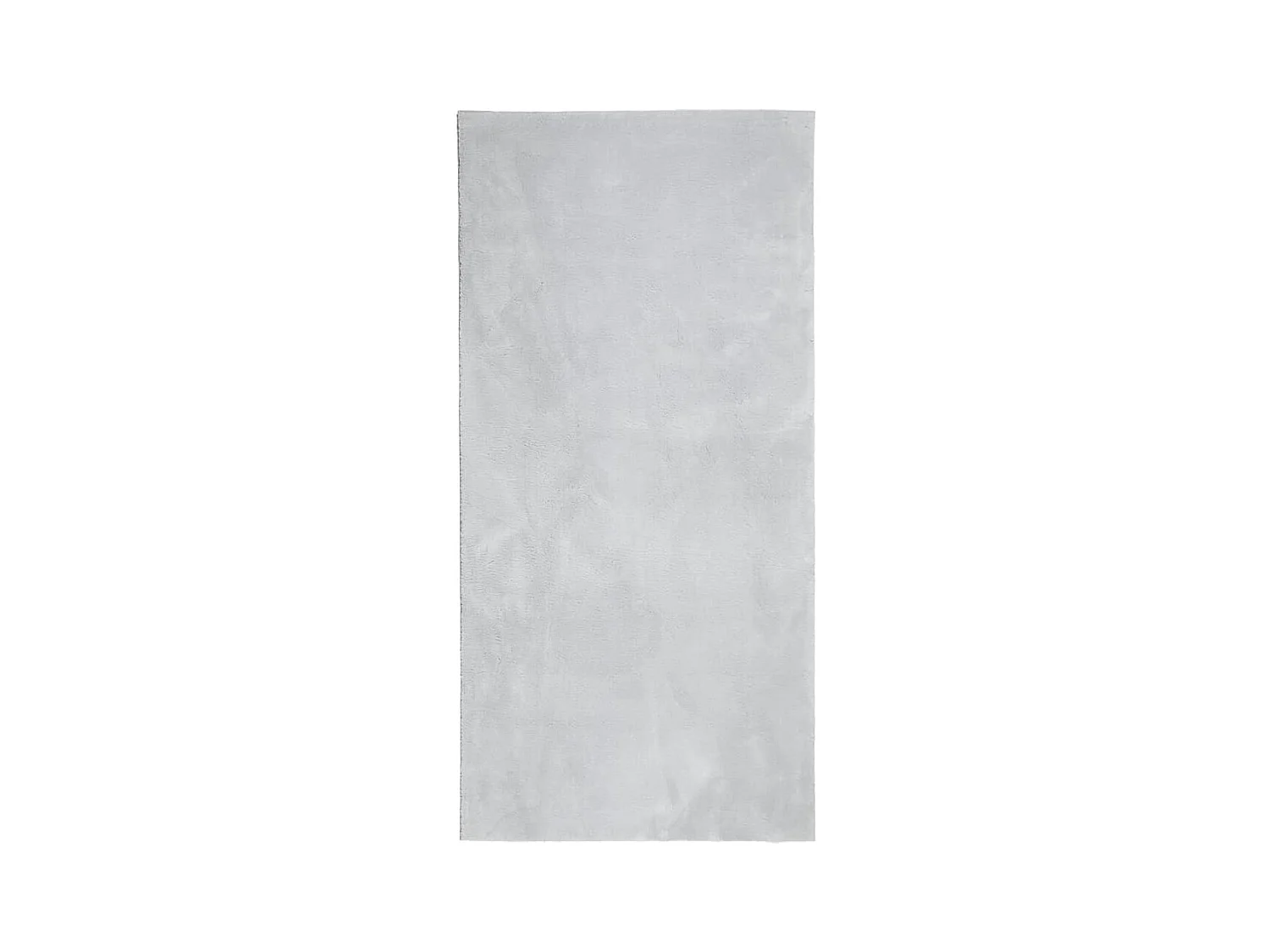 Tapis HUARTE à poils courts doux et lavable gris 100x200 cm