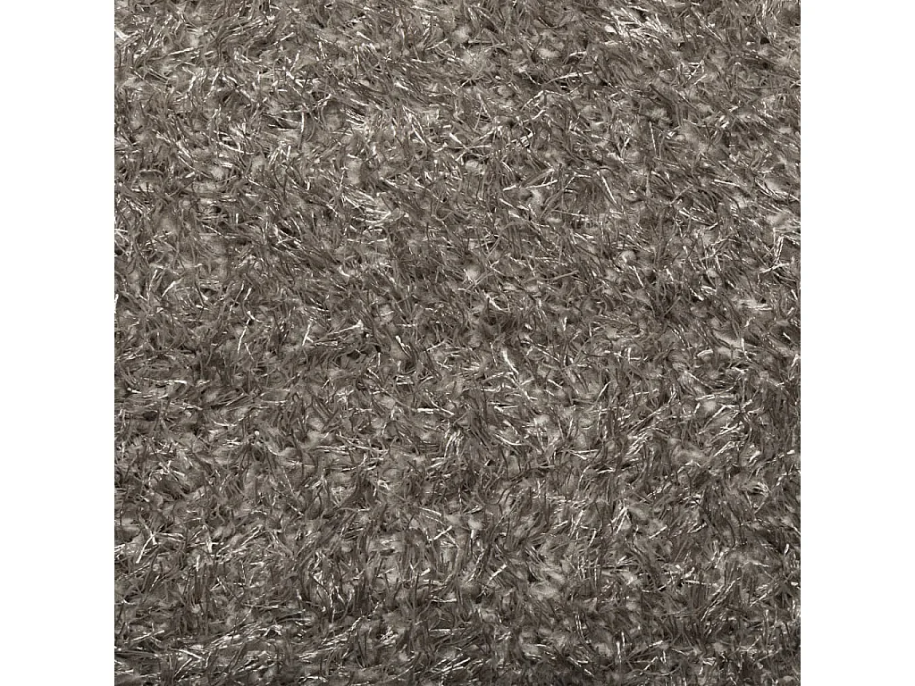 Tappeto ISTAN a pelo lungo, aspetto grigio lucido, 140x200 cm