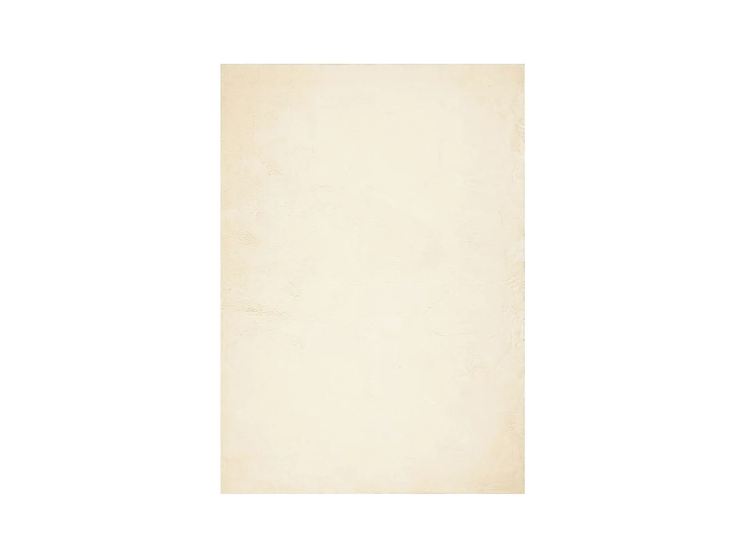 Tappeto HUARTE a pelo corto morbido e lavabile color crema 120x170 cm