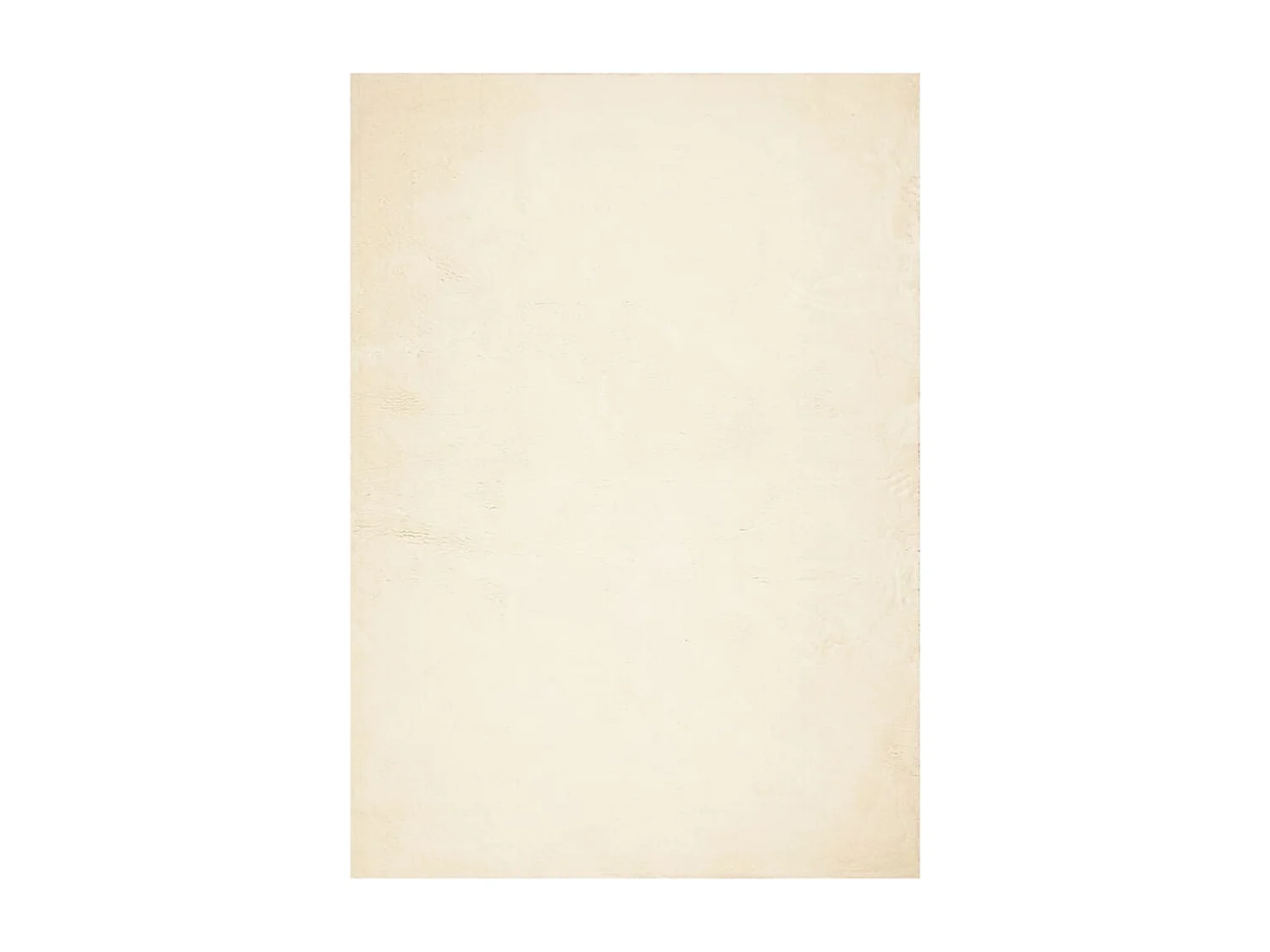 Tapis HUARTE à poils courts doux et lavable crème 120x170 cm