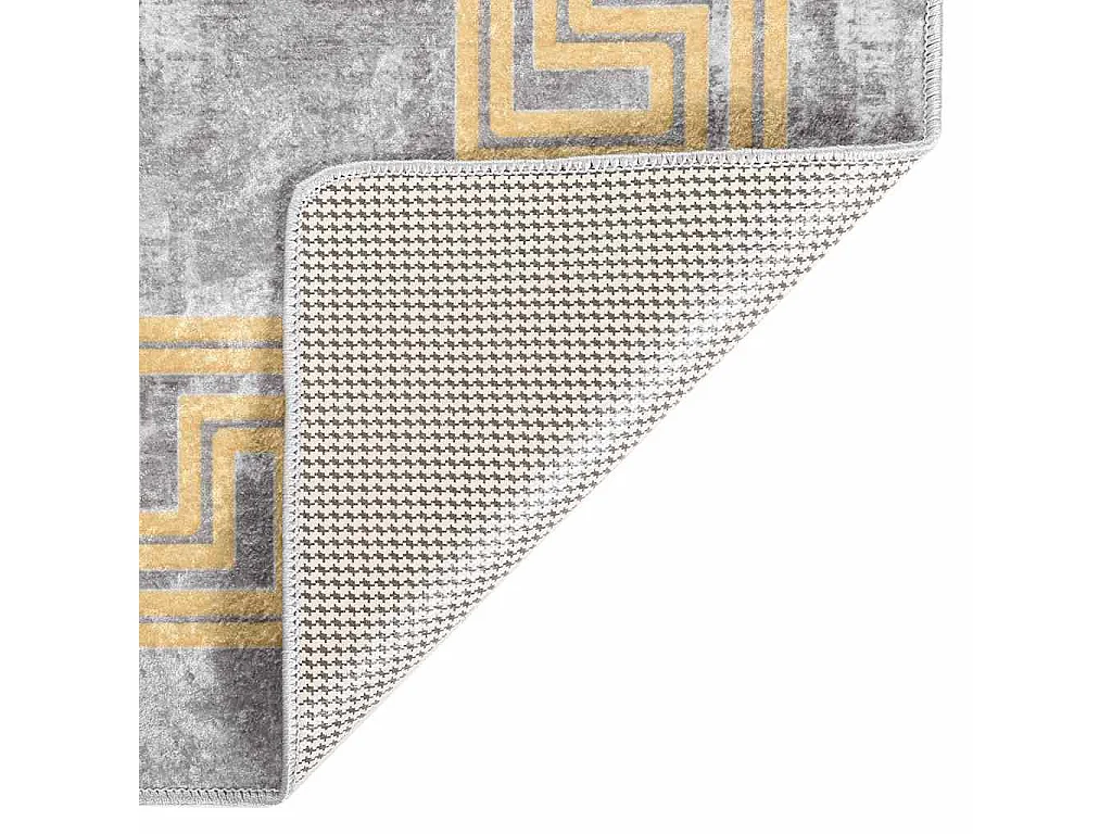 Alfombra antideslizante lavable 120x180 cm gris