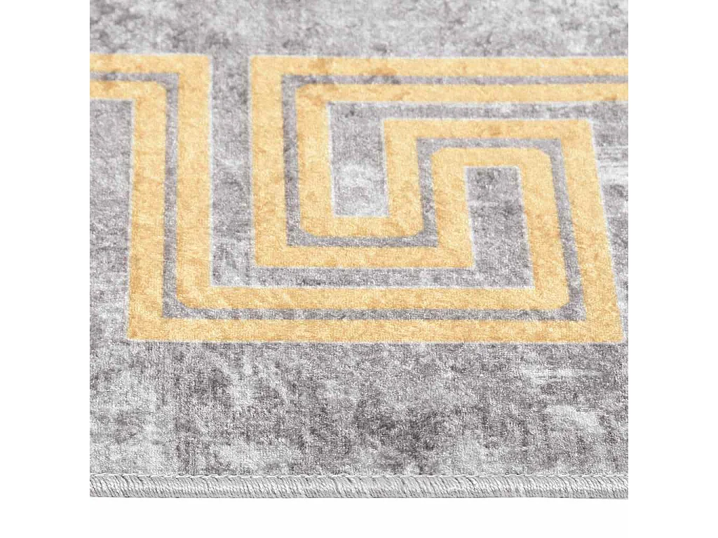 Alfombra antideslizante lavable 120x180 cm gris