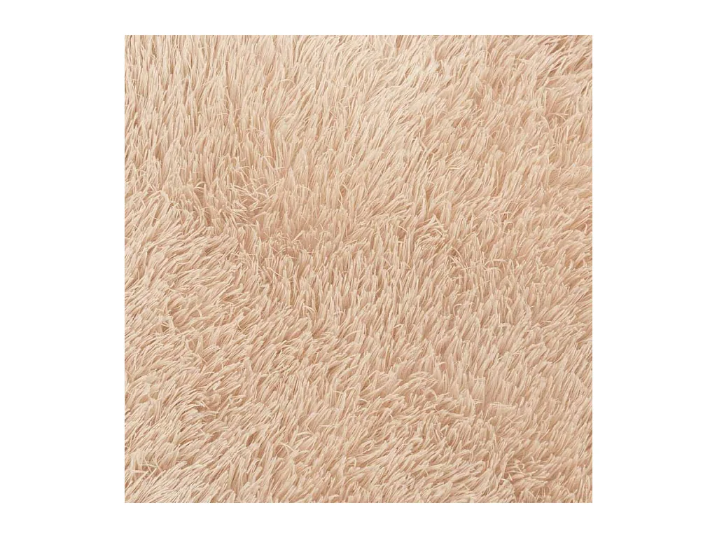 Shaggy vloerkleed met lange haren NAVARRA beige 200x200 cm polyester