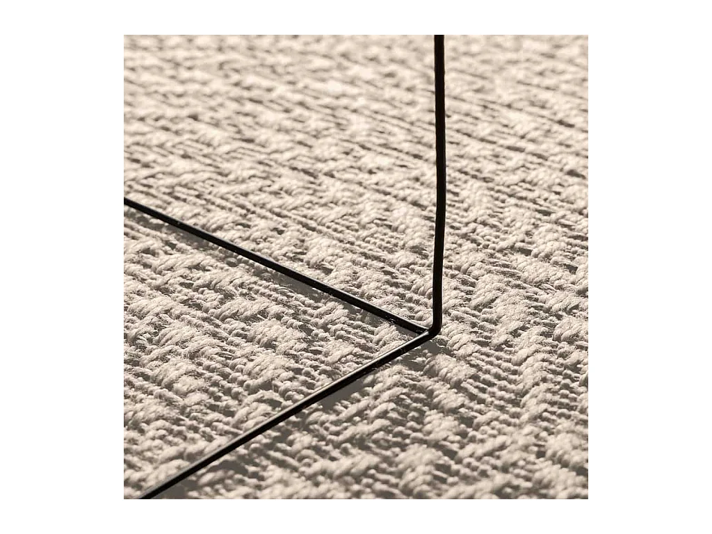 Alfombra ZIZUR color crema 120x170 cm efecto yute interior y exterior