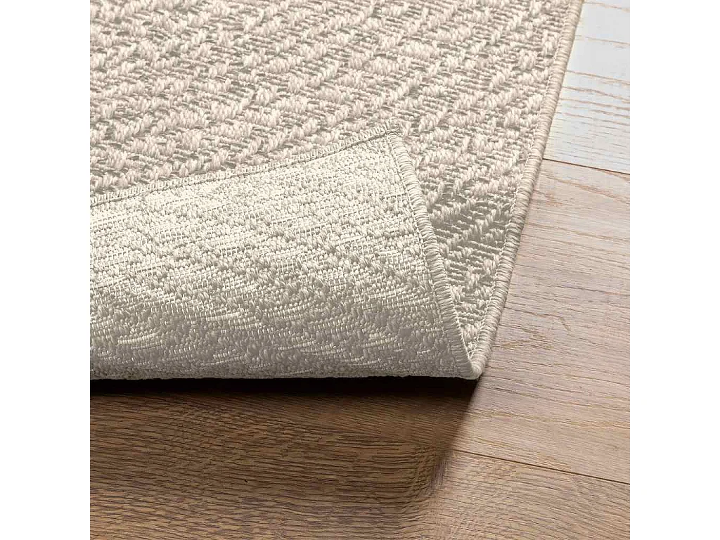 Tappeto ZIZUR crema 120x170 cm effetto juta interno esterno