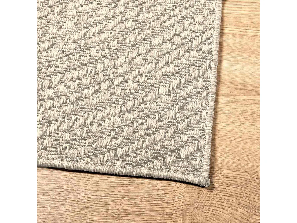 Tappeto ZIZUR crema 120x170 cm effetto juta interno esterno