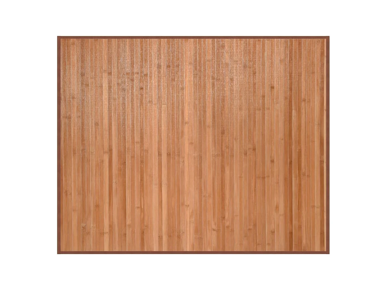 Tapis rectangulaire naturel 80x100 cm bambou