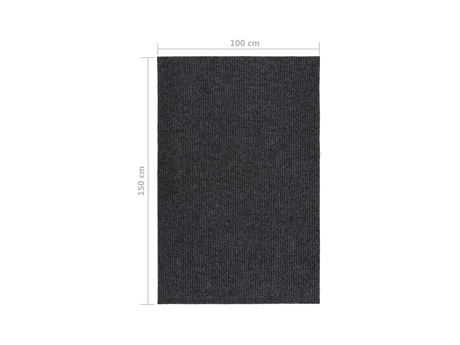 Tapis 100x150 cm Anthracite