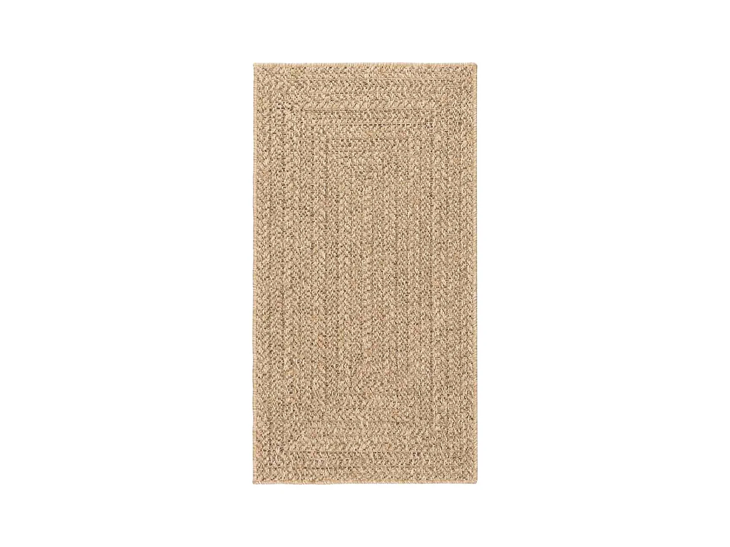 Tapis ZIZUR beige 80x150 cm aspect de jute intérieur extérieur