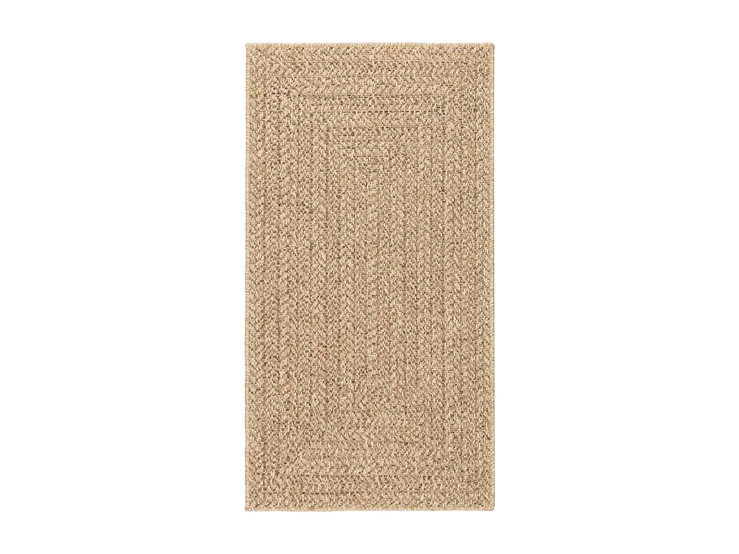 Tapis ZIZUR beige 80x150 cm aspect de jute intérieur extérieur