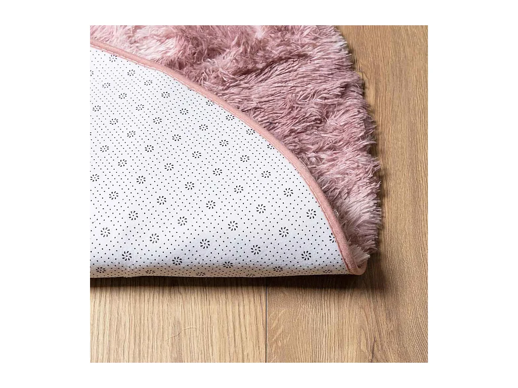 Tappeto Shaggy NAVARRA Rosa Cipria 240x240 cm