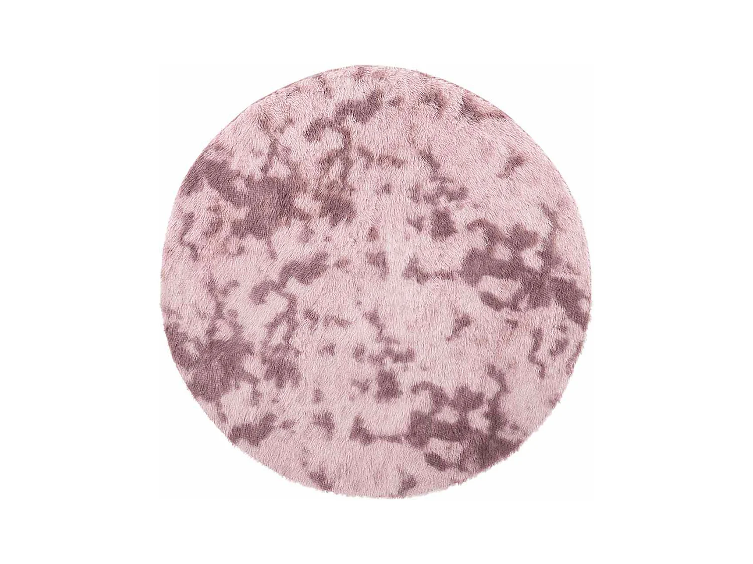 Tapis Shaggy à poils longs NAVARRA rose poudré 240x240 cm